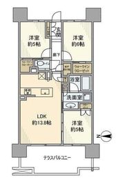 シティテラス品川イースト 5階 間取り図