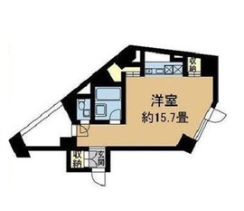 トゥールブランシュ麻布 11階 間取り図