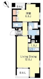 CAMEL築地1 1101 間取り図