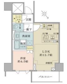 ザ・パークハウス千代田麹町 13階 間取り図