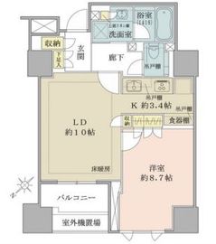 ザ・パークハウス千代田麹町 6階 間取り図