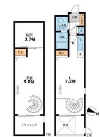 カッシア目黒 113 間取り図