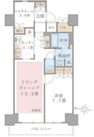 ブリリアイスト東雲キャナルコート 706 間取り図