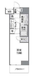 ブリリアイスト上野御徒町 802 間取り図