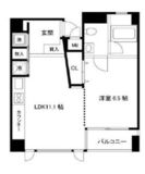 キャピタルステージ日本橋 1002 間取り図