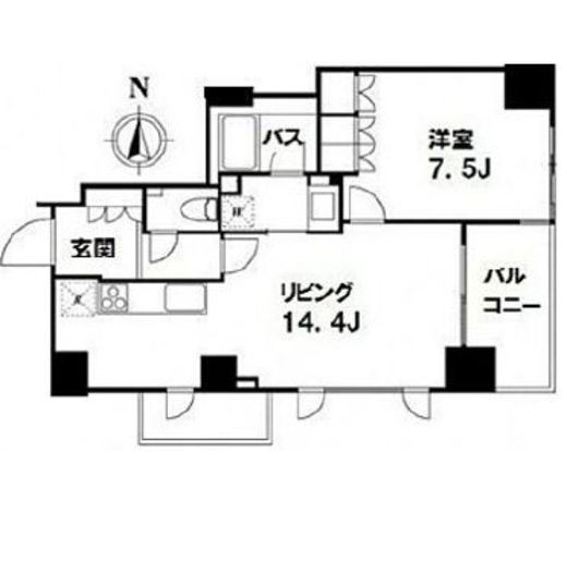 プレシス半蔵門 201 間取り図