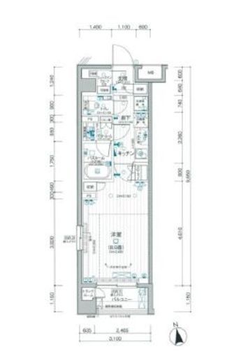 パレステージ文京江戸川橋 3階 間取り図