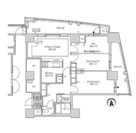 アクティ汐留 917 間取り図