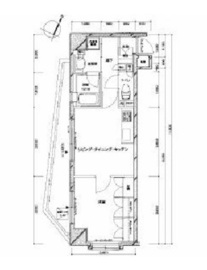 ジェイパーク神楽坂 5階 間取り図