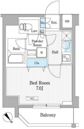 パティオスクエア御茶ノ水 904 間取り図