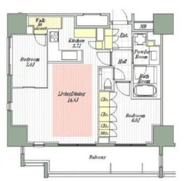 ブランズ代々木 12階 間取り図