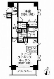 レジディア神田東 705 間取り図