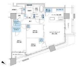 ブリリアザ・タワー東京八重洲アベニュー 3階 間取り図