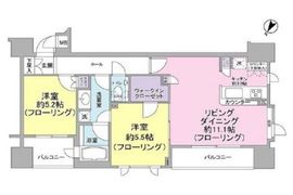 クオリア日本橋 10階 間取り図