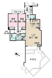 ザ・パークハウスグラン南青山高樹町 1階 間取り図