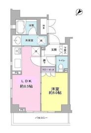 サンピエス根津 203 間取り図