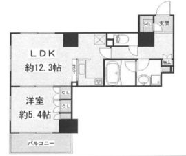 グランスイート日本橋人形町 10階 間取り図