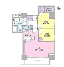 スタイリオ品川中延 1301 間取り図