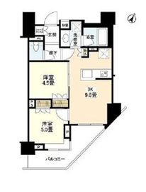 ルフォンリブレ大塚テラス 2階 間取り図