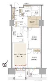 プレミスト日本橋浜町公園 3階 間取り図