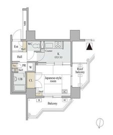 コラム神泉 509 間取り図