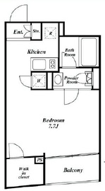 KDXレジデンス下馬 202 間取り図