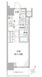 ザ・パークワンズ品川戸越 13階 間取り図