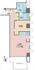 神宮前シティタワー 10階 間取り図
