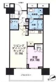 ウェリス六本木 16階 間取り図