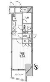 デュオステージ後楽園 602 間取り図