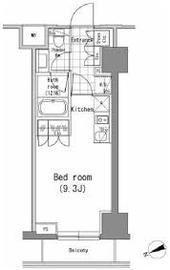 パークハビオ新橋 202 間取り図