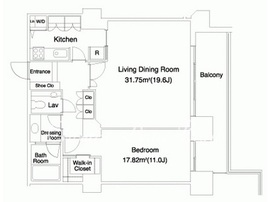 泉ガーデンレジデンス 1105 間取り図