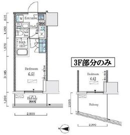 パークキューブ大井町レジデンス 908 間取り図