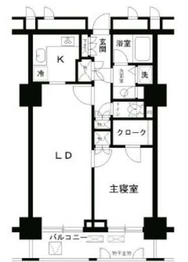 ザ・パークタワー東京サウス 3階 間取り図