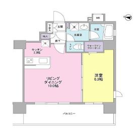 アイルズ東中野 1302 間取り図