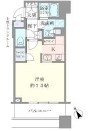 ブリリアタワーズ目黒 7階 間取り図