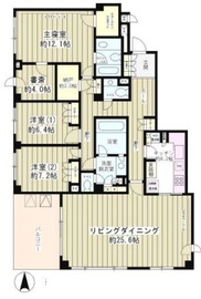 大山パークヒルズ 203 間取り図