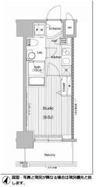 ガーラ・プレシャス品川 8階 間取り図