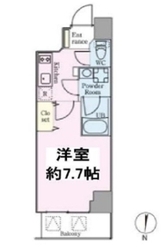 フレールコート錦糸公園 704 間取り図