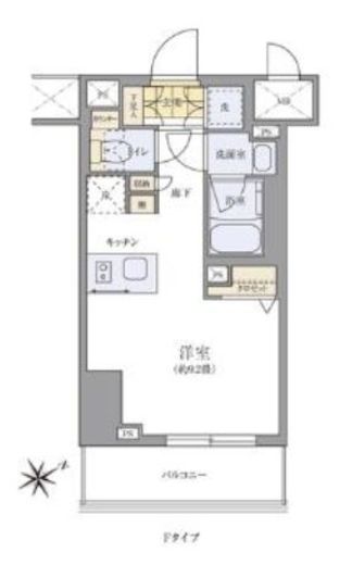 BLESS蔵前 313 間取り図