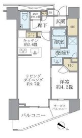 ブリリアザ・タワー東京八重洲アベニュー 23階 間取り図