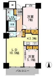 品川シーサイドビュータワー1 2112 間取り図