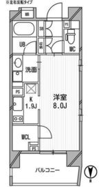 クリオ西池袋 9階 間取り図