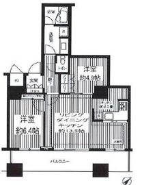 エアライズタワー 4階 間取り図
