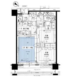 ブリリアザ・タワー東京八重洲アベニュー 6階 間取り図