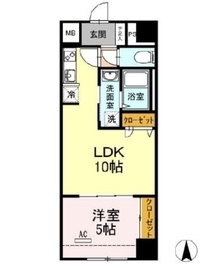 シュポール清澄白河 603 間取り図