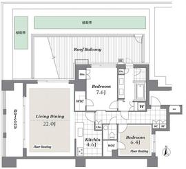 THE CONOE三田綱町 705 間取り図