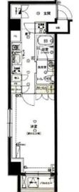 フィース水天宮前 7階 間取り図