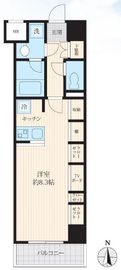 ログ森下 2階 間取り図