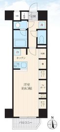 ログ森下 6階 間取り図